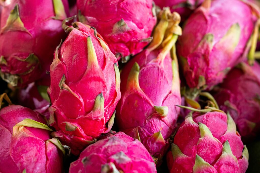 Pile of dragonfruit
